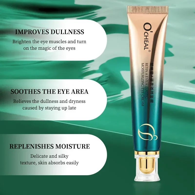 Retinol Eye Cream Moisturizing Firming Eye Skin Nourishing Reduce Fine Lines Black Circles Hydrating Cosmetics Makeup