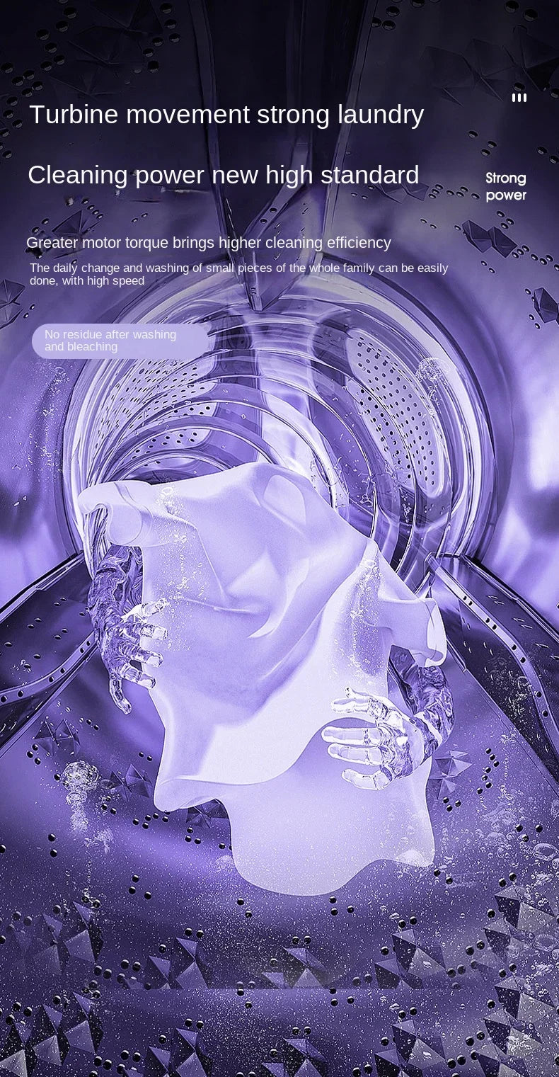 Mini Portable Folding Washing Machine For Home Dormitory Student Single Person Travel Automatic Small Washing Machine