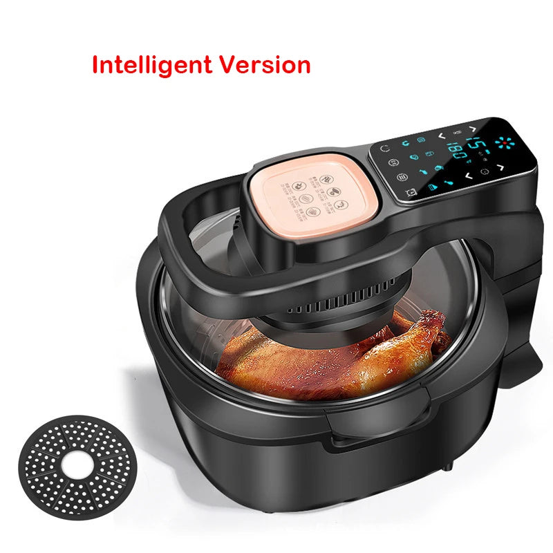 Multifunctional Home Air Fryer Without Oil Intelligence 6L Oven 220V 1100W LED Touch Panel Temperature Control Visual Air Frying