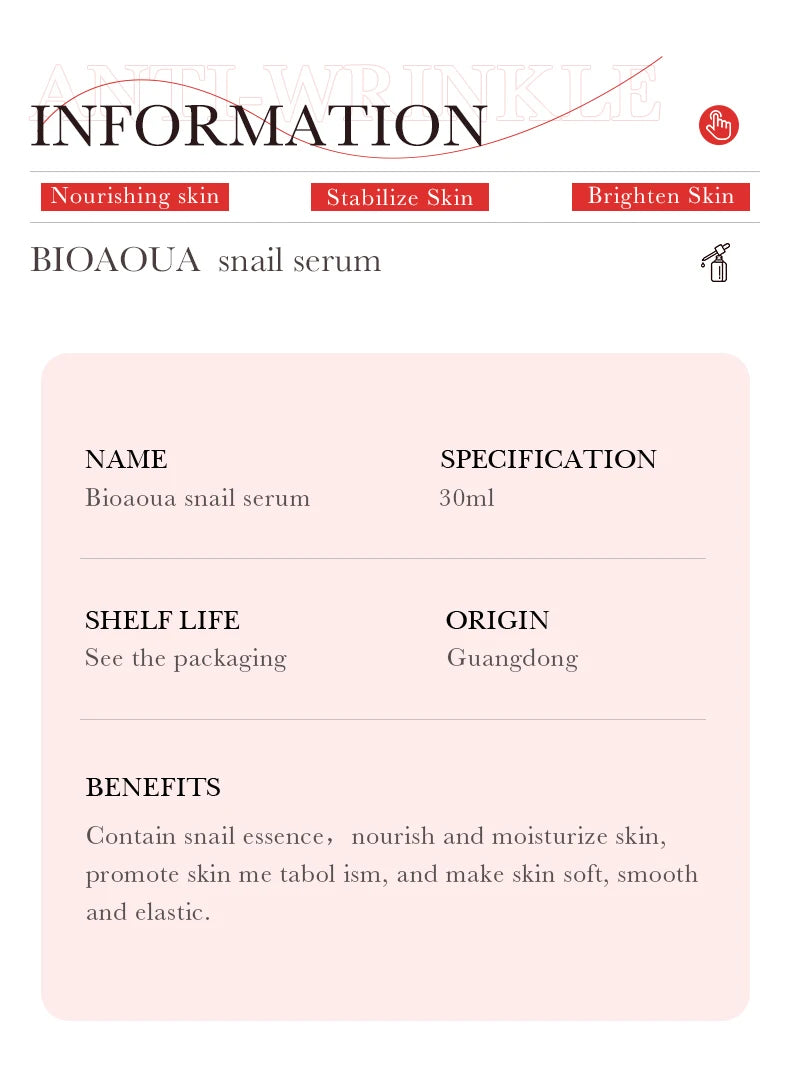 BIOAQUA Vitamin C Retinol Hyaluronic Acid Serum Moisturizing Brightening Hydrating Firming Facial Essence Beauty Face Skin Care