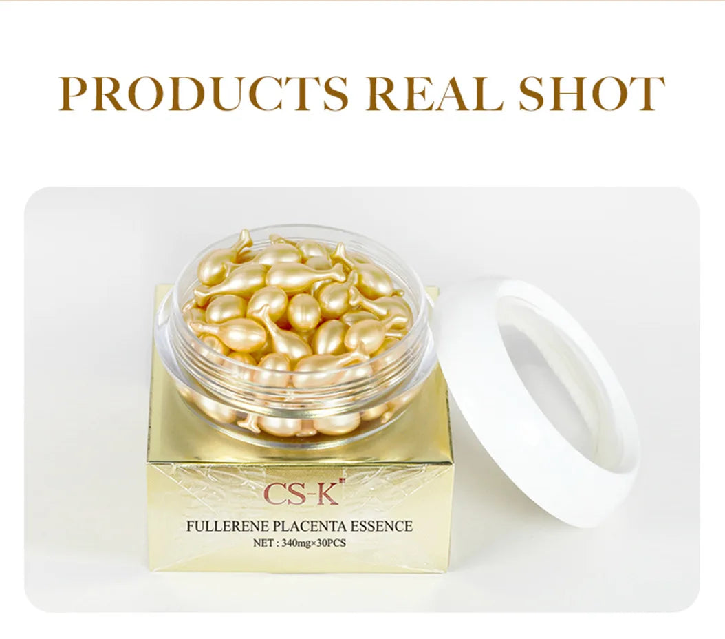 Hyaluronic Acid Capsules Serum Repair Moisturizing Face Serum Anti-Wrinkle Firming Brighten Deeply Nourishes Firming  Skin Care