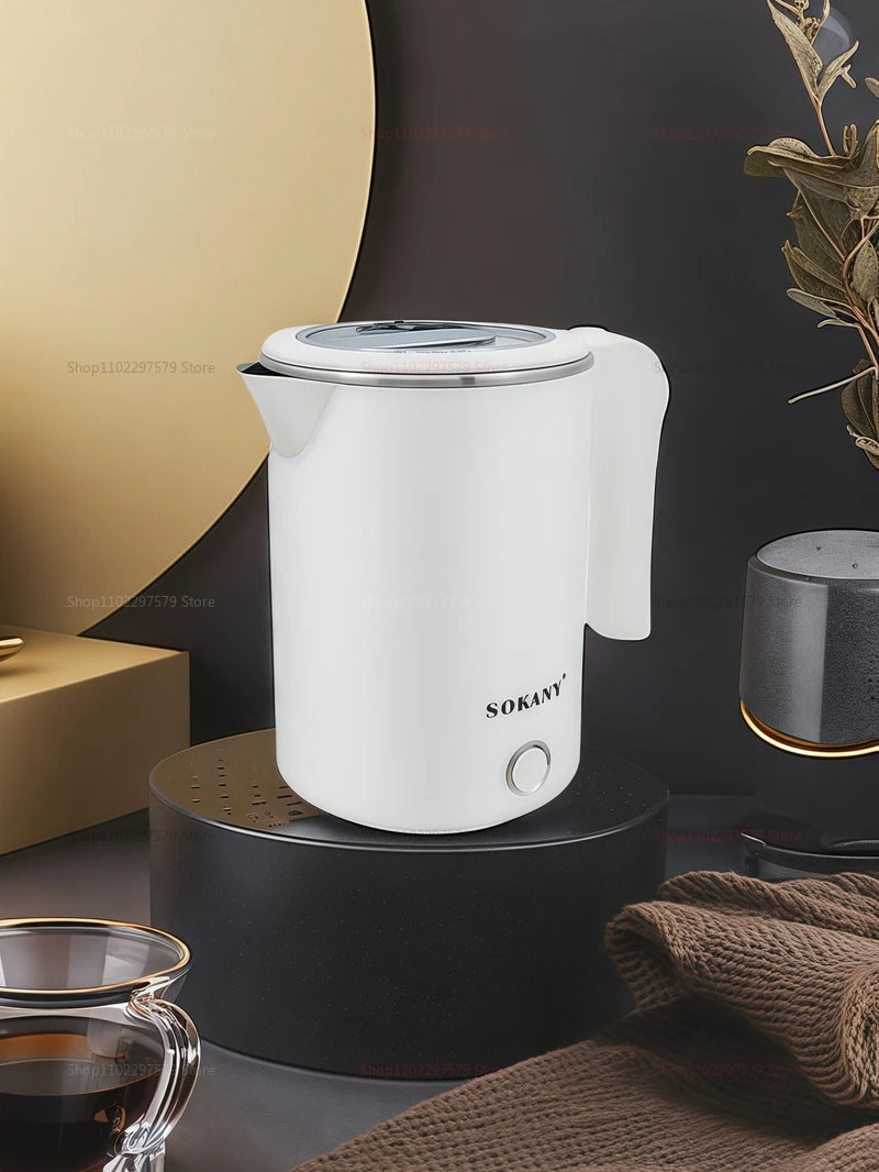 Travel Electric Kettle 500ML Stainless Steel Portable Water Boiler for Tea Coffee Home Office Camping Kitchen Smart Kettle