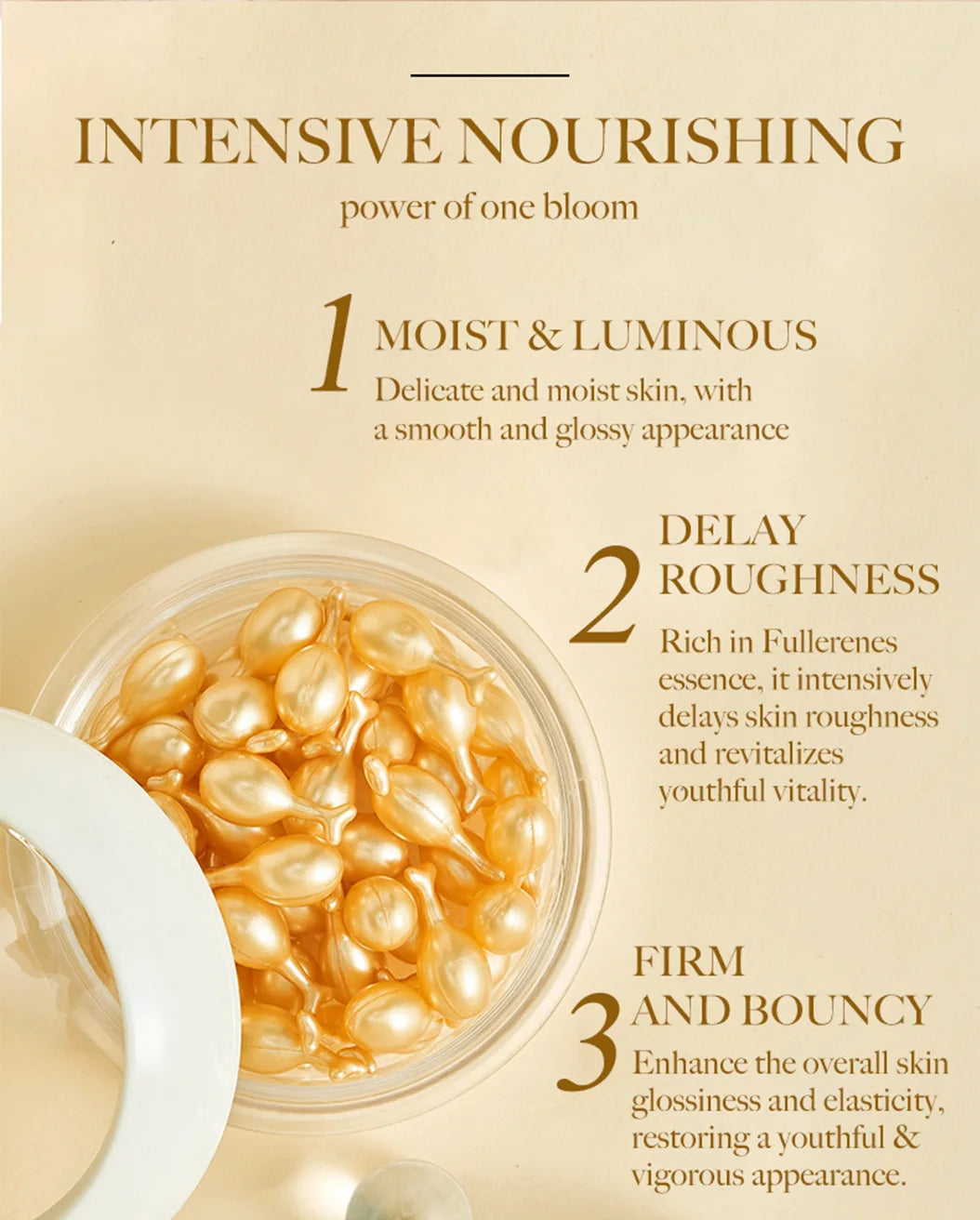 Hyaluronic Acid Capsules Serum Repair Moisturizing Face Serum Anti-Wrinkle Firming Brighten Deeply Nourishes Firming  Skin Care