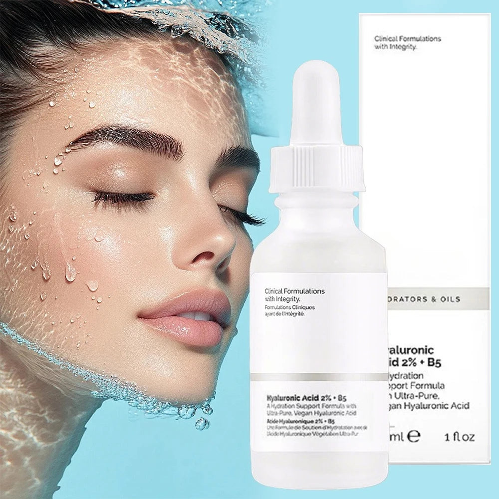 2% Hyaluronic Acid + B5 Serum Lasting Hydrating and Moisturizing Relieve Dryness irming Oil Control Multi-effect Facial Essence