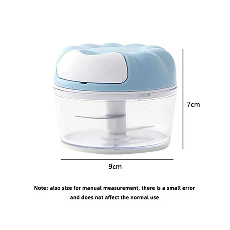 Mini Food Garlic Vegetable Grinder Chopper Mincer Crusher Press Portable Kitchen Gadget Multifunctional Onion Vegetable Machine