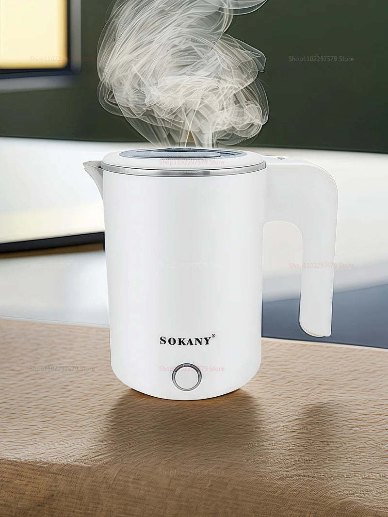 Travel Electric Kettle 500ML Stainless Steel Portable Water Boiler for Tea Coffee Family Hotel Kitchen Smart Travel Kettle