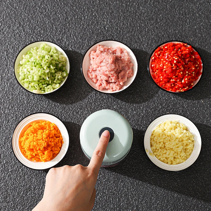 Electric Kitchen Food Chopper Mini Garlic Masher crusher USB Portable Meat Grinder Vegetable Chopper for Kitchen Gadgets