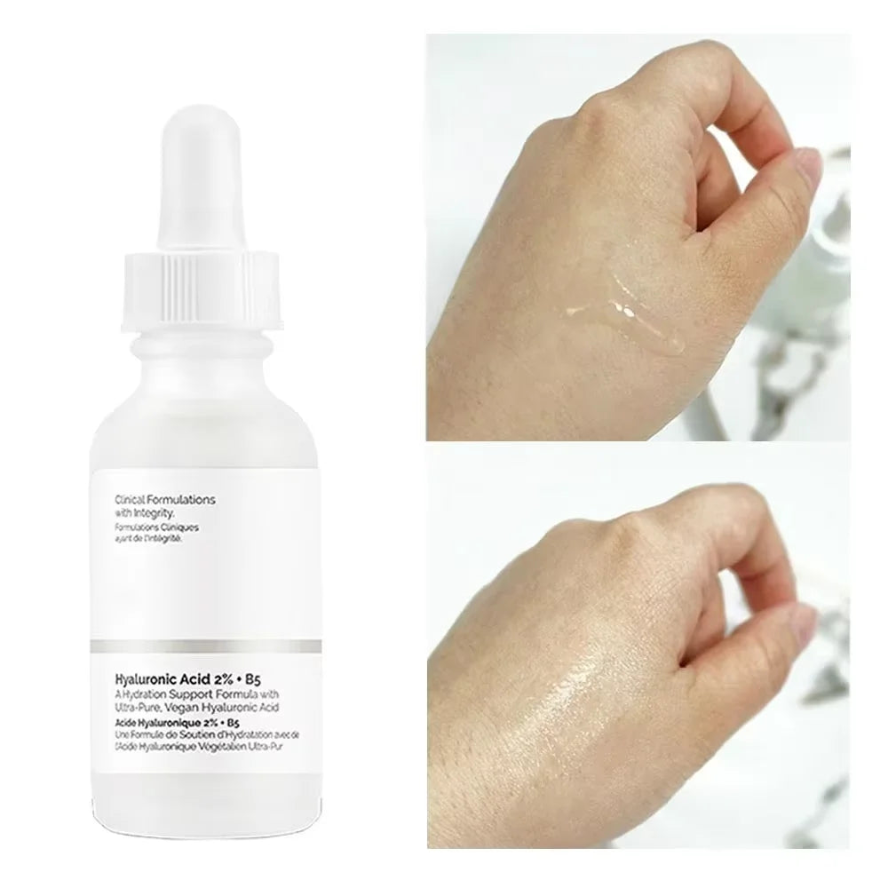2% Hyaluronic Acid + B5 Serum Lasting Hydrating and Moisturizing Relieve Dryness irming Oil Control Multi-effect Facial Essence