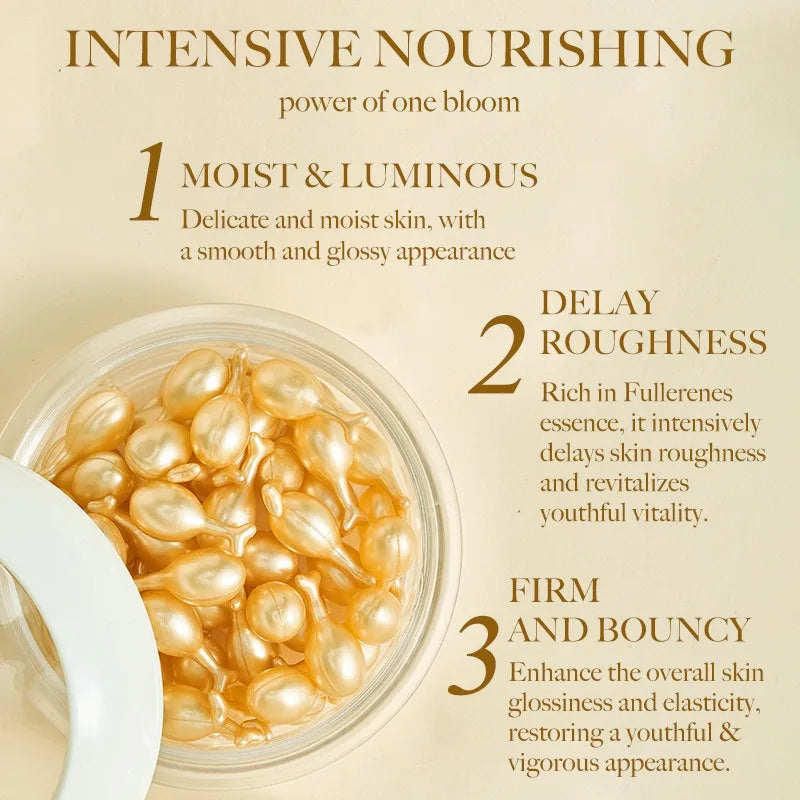 Hyaluronic Acid Capsules Serum Repair Moisturizing Face Serum Anti-Wrinkle Firming Brighten Deeply Nourishes Firming  Skin Care