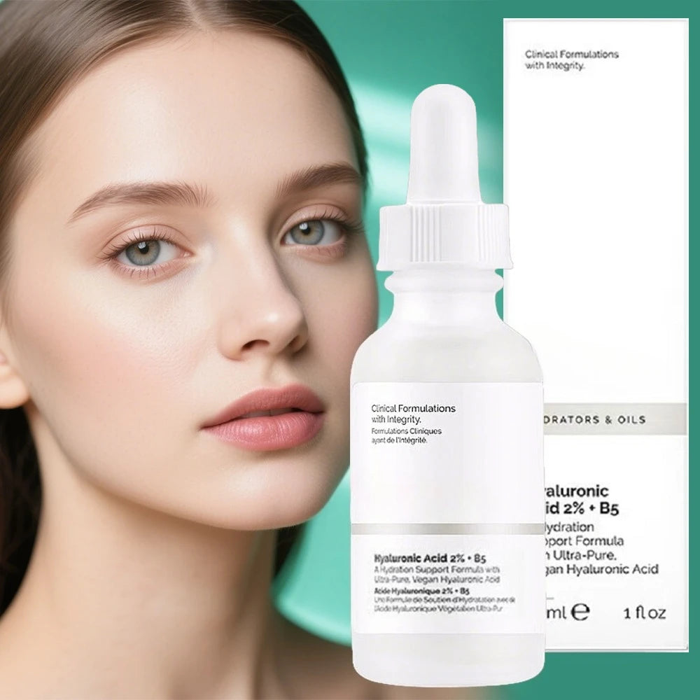 2% Hyaluronic Acid + B5 Serum Lasting Hydrating and Moisturizing Relieve Dryness irming Oil Control Multi-effect Facial Essence