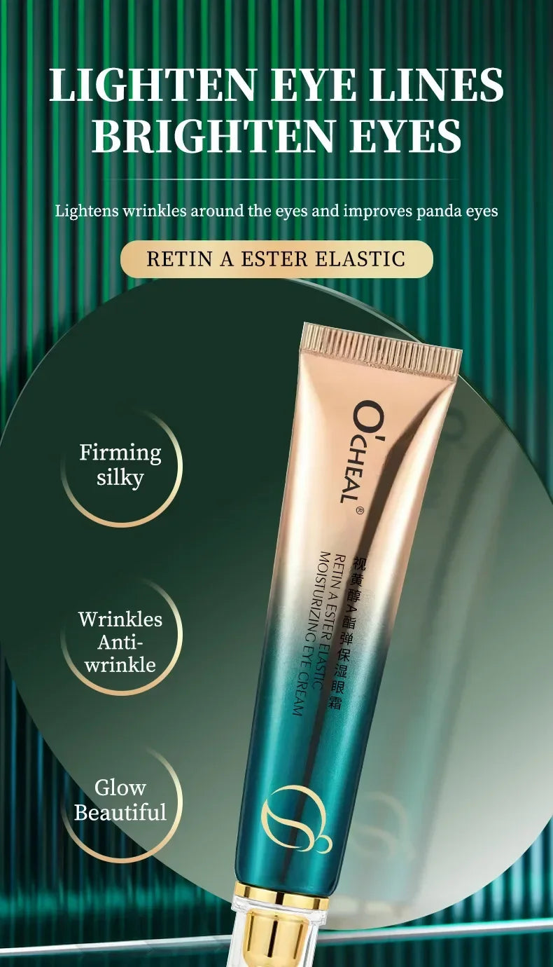 Retinol Eye Cream Moisturizing Firming Eye Skin Nourishing Reduce Fine Lines Black Circles Hydrating Cosmetics Makeup