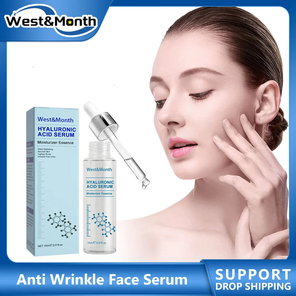 Hyaluronic Acid Face Serum Reduce Fine Line Shrink Pores Tightening Wrinkle Remover Deep Hydrating Nourishing Anti Aging Essence