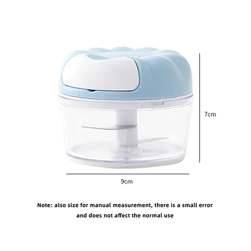 Mini Food Garlic Vegetable Grinder Chopper Mincer Crusher Press Portable Kitchen Gadget Multifunctional Onion Vegetable Machine