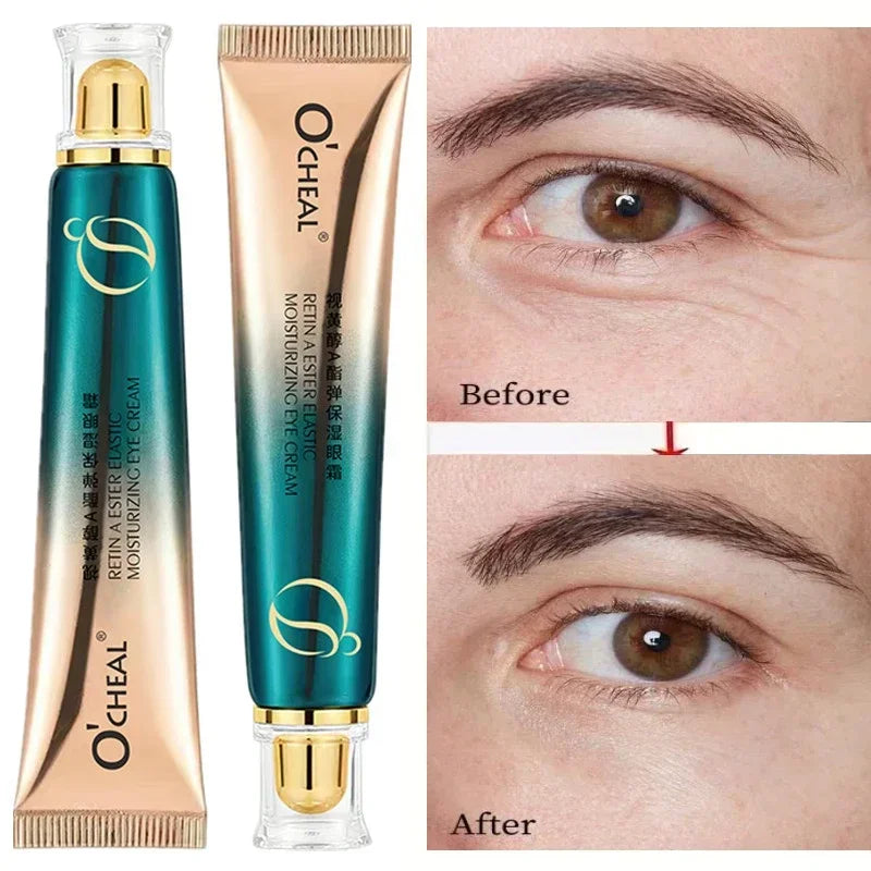 Retinol Eye Cream Moisturizing Firming Eye Skin Nourishing Reduce Fine Lines Black Circles Hydrating Cosmetics Makeup