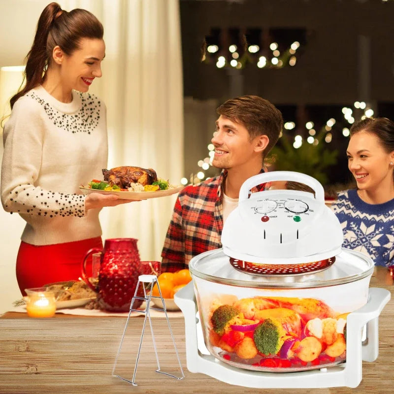 12L Oil-free Air Fryer Electric Fryers Visible Household  Automatic Oven Deep Fryer Multifunctional Cooker French Fries Pan 220V