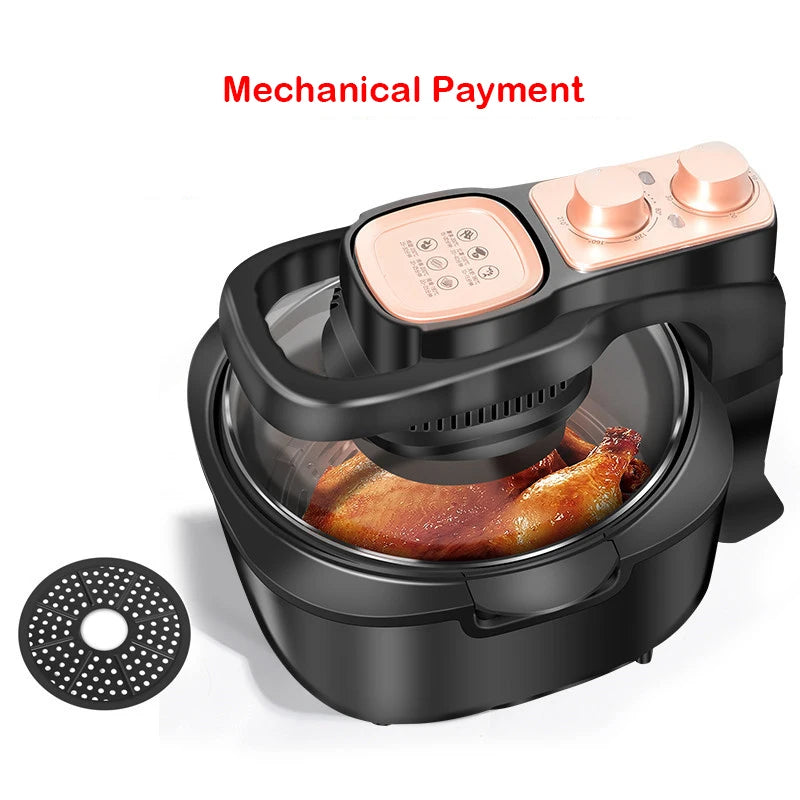 Multifunctional Home Air Fryer Without Oil Intelligence 6L Oven 220V 1100W LED Touch Panel Temperature Control Visual Air Frying
