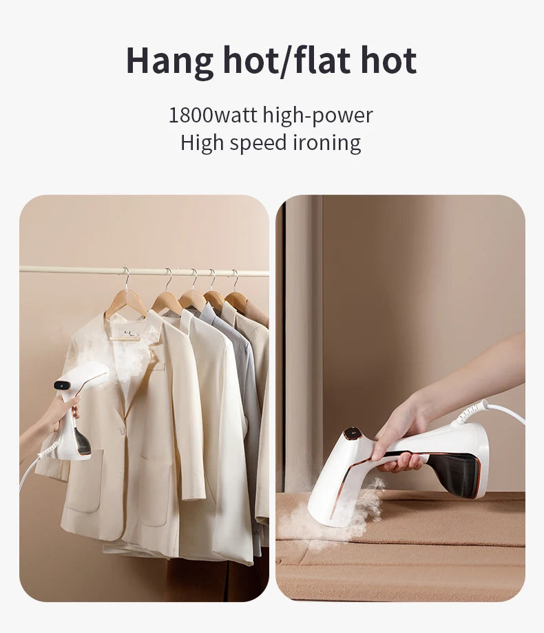 Steam Iron Garment Steamer Handheld Steamer 1640W Travel Vertical Mini Portable High Quality Home Travelling For Clothes Ironing
