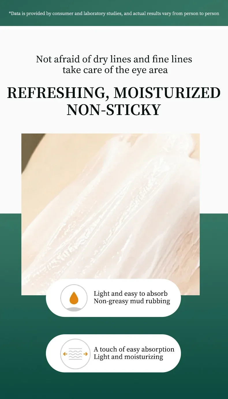 Retinol Eye Cream Moisturizing Firming Eye Skin Nourishing Reduce Fine Lines Black Circles Hydrating Cosmetics Makeup