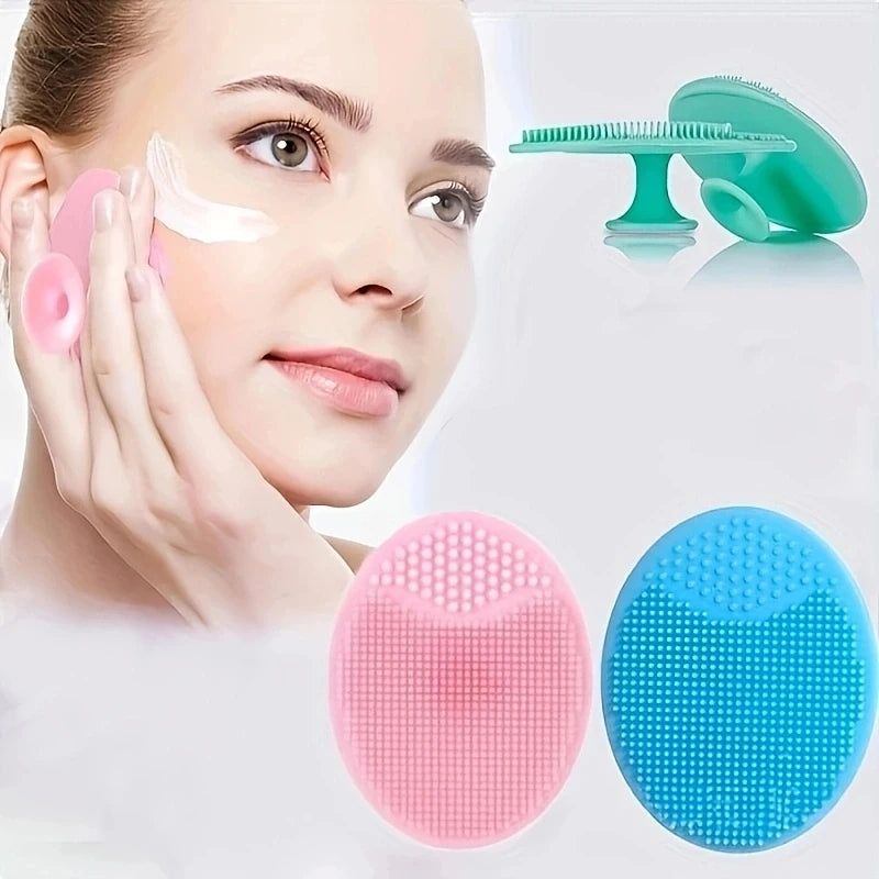 Soft Facial cleaning tools Blackhead Remover Oil Lip Peeling Off Safe Double-sided Face Wash Face Brush Washing Brush