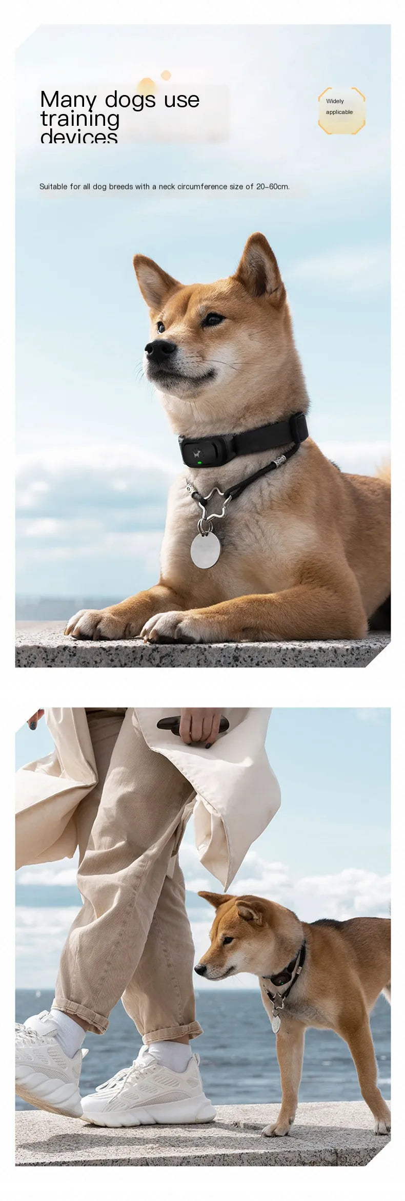 Dog training device remote control barking device pet dog trainer electric shock collar pet supplies waterproof