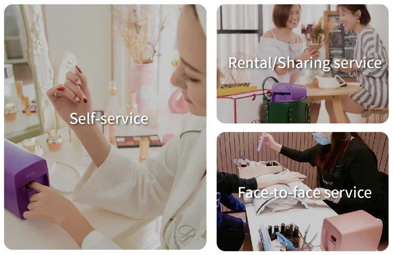 3D Nail Printer Inteligente Móvil Nail Printer App Control DC5V/2A Professional Digital Nails or Printing 2024