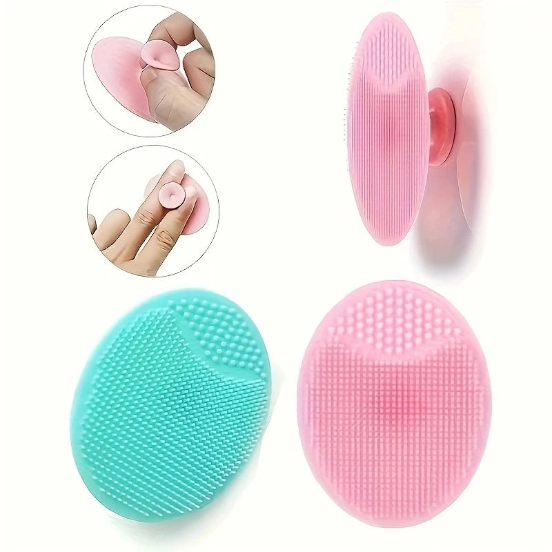 Soft Facial cleaning tools Blackhead Remover Oil Lip Peeling Off Safe Double-sided Face Wash Face Brush Washing Brush