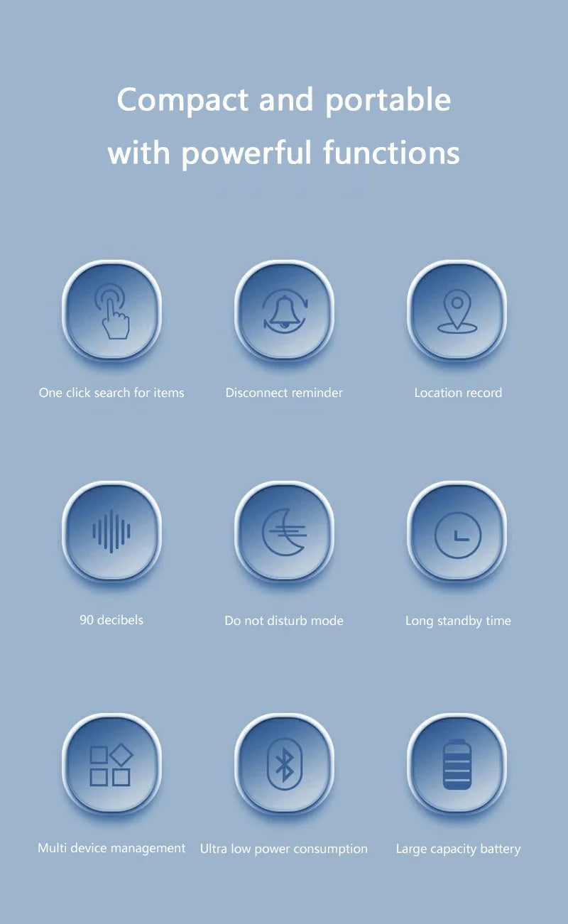 Xiaomi 5G Smart Bluetooth Anti-lost Tracker Bluetooth 5.0 Reminder GPS Device Air Finder Tracking Locator Pets Children Wallet