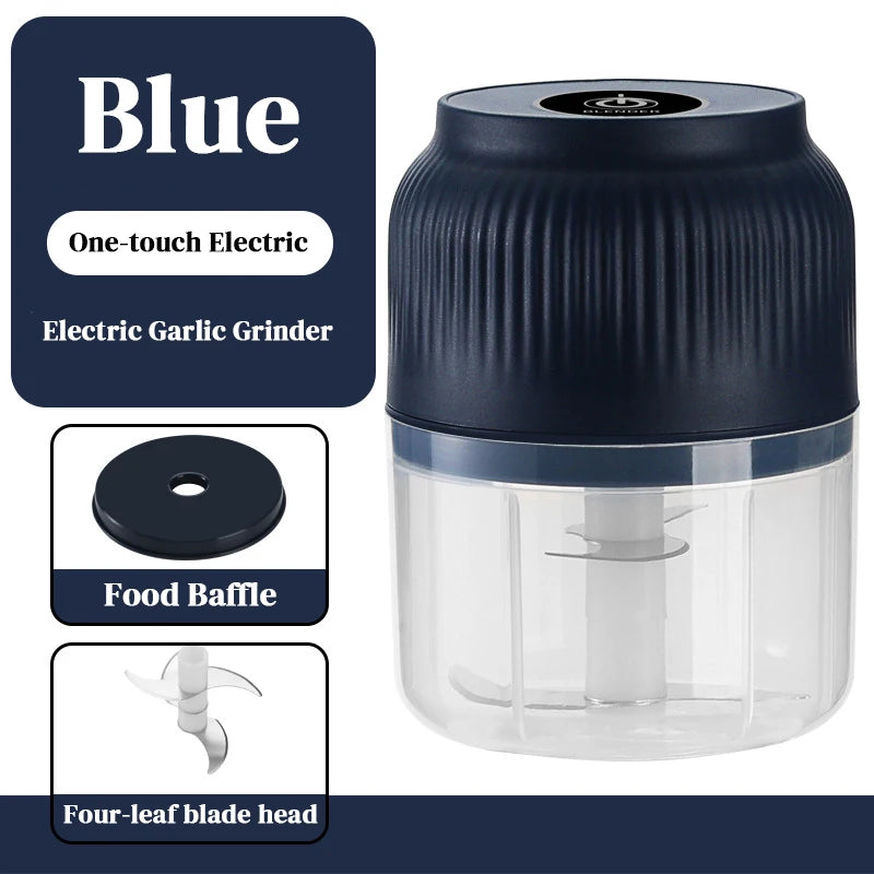 Electric Kitchen Food Chopper Mini Garlic Masher crusher USB Portable Meat Grinder Vegetable Chopper for Kitchen Gadgets